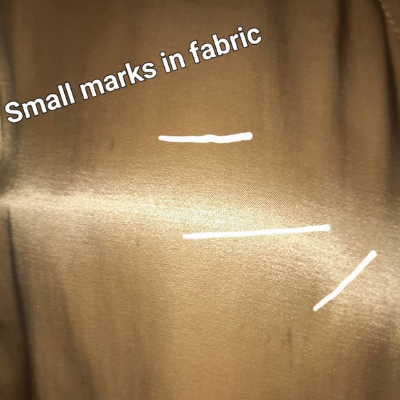 Vintage R'Co Champagne Shimmer tie waist wrap crop top with skirt  SM - Picture 8 of 9